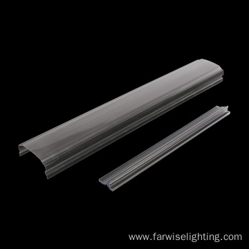extruded process milky frosted LED linear PC lampshade
